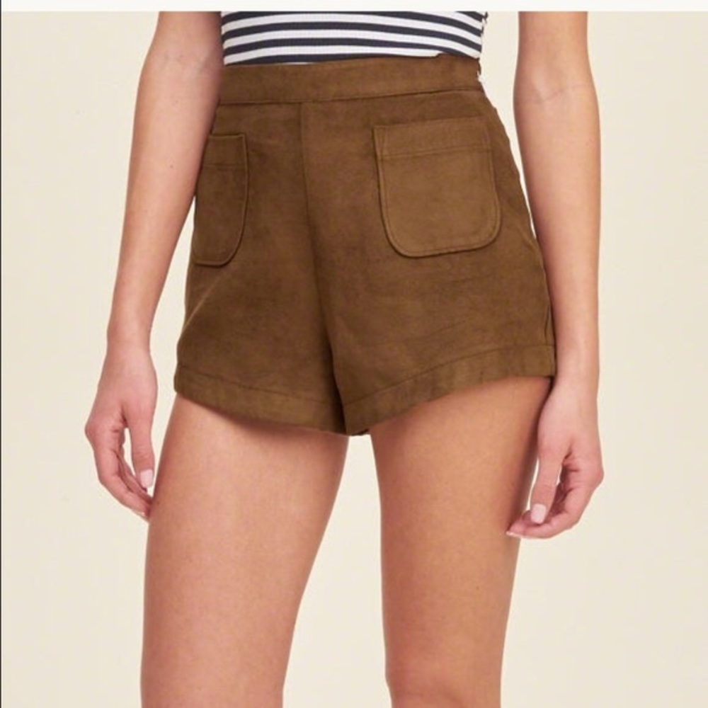 NWT soft suede Hollister shorts